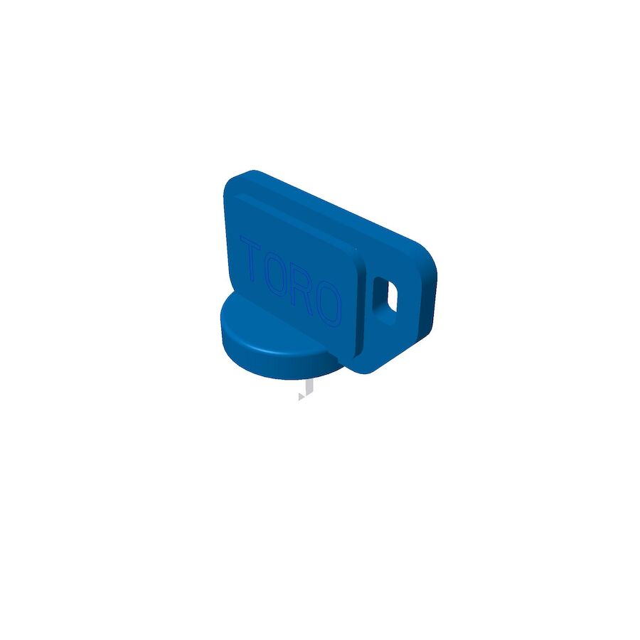 TORORO＊確認用 Toro OEM 131-3639 Blue Toro Key for Steering Wheel Toro Mowers