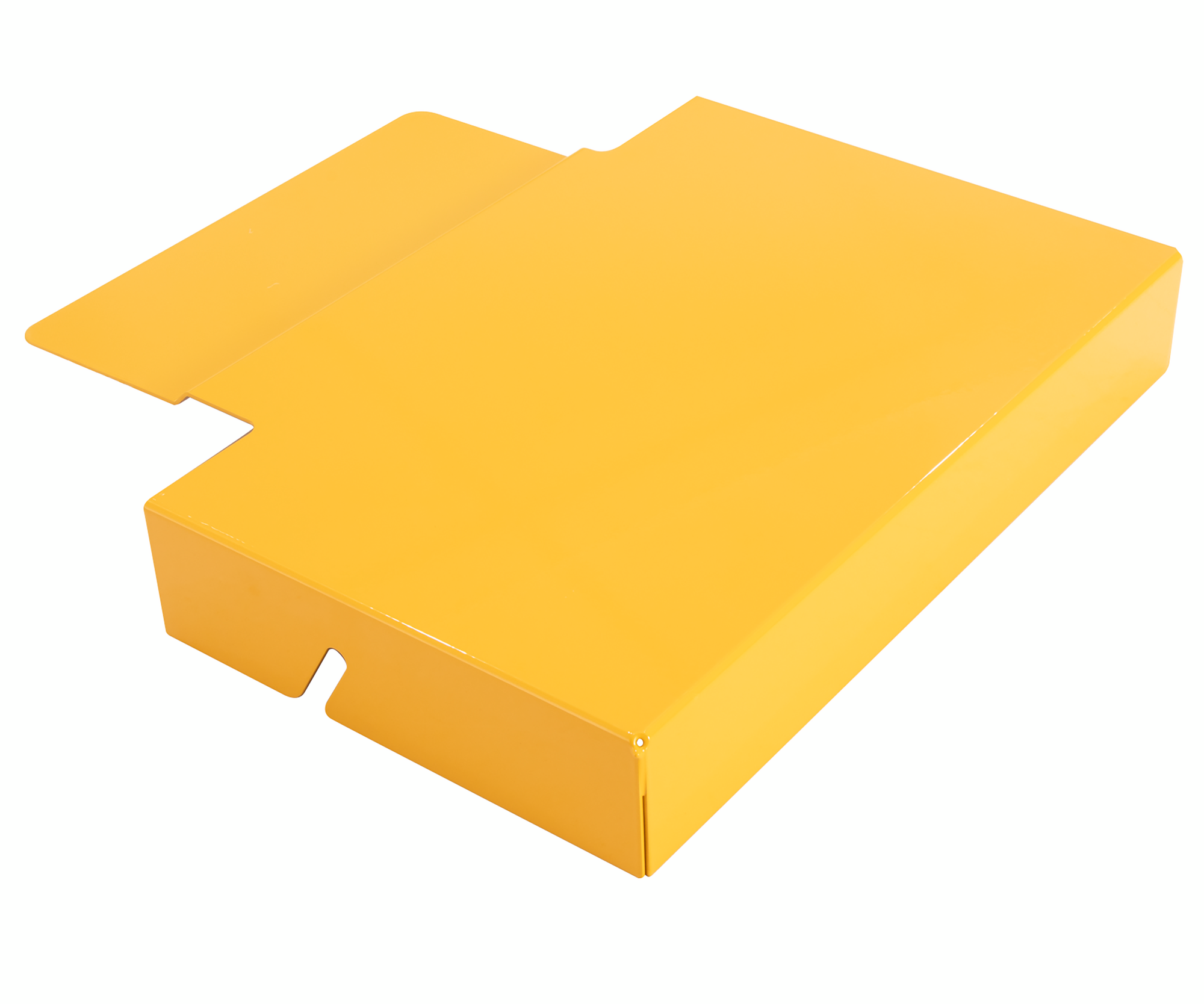 Hustler OEM 114490 Mower Deck Pulley Cover (Left Side - Painted Yellow