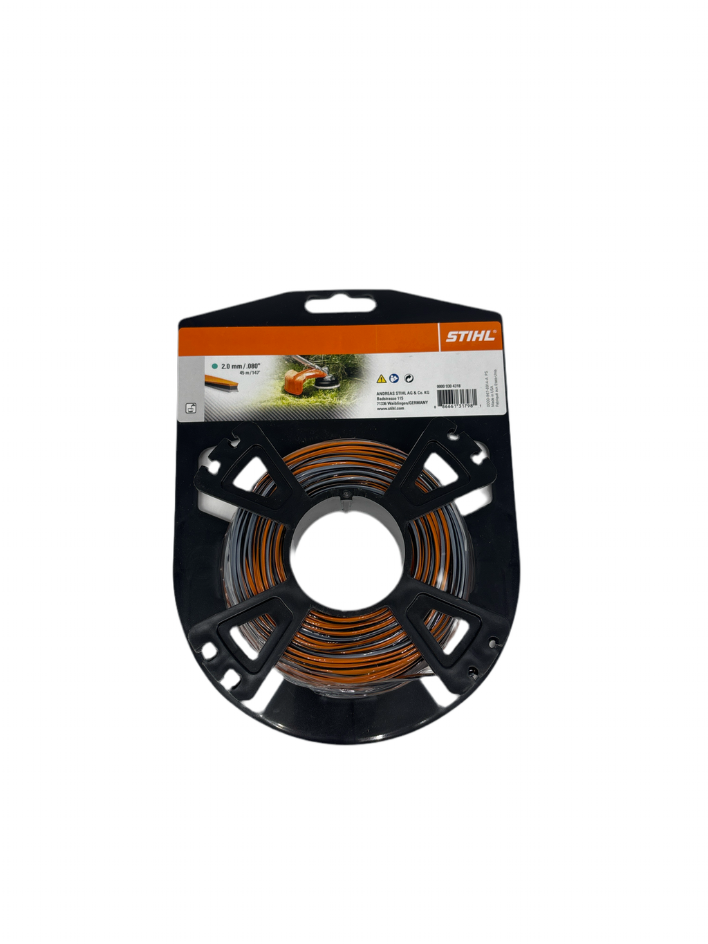 Stihl 9302569 round 3.3 mm x 573 cutting wire, black Stihl 9302569 round 3.3 mm x 573 cutting wire, black