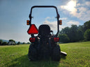 MAHINDRA 1123 HST W/LOADER & 54" BELLY MOWER 11234FHILM54