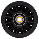 Toro OEM 116-2456 Hydraulic Nylon Flat Idler Fits Late 48", 52", 60", 72", ZMASTER 4000 Models - Late 48", 52", 60", ZMASTER 2000 Models - Late 48", 52", 60" TITAN Max, TITAN HD 1500, 2000, 2500 Models.
