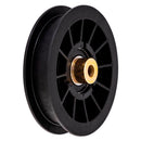 Toro OEM 116-2456 Hydraulic Nylon Flat Idler Fits Late 48", 52", 60", 72", ZMASTER 4000 Models - Late 48", 52", 60", ZMASTER 2000 Models - Late 48", 52", 60" TITAN Max, TITAN HD 1500, 2000, 2500 Models.