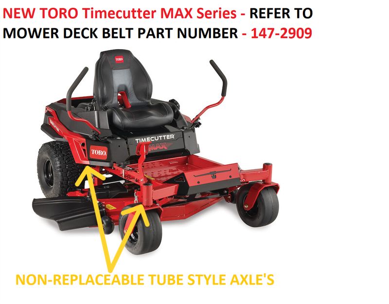 Toro OEM 119-8820 Mower Deck Belt Fits Older Toro 50" Timecutter Models.