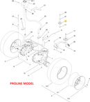 Toro OEM 119-8822 Hydraulic Drive V-Idler Fits Early/Late 32", 34", 42", 48", 50", 54", 60" Timecutter HD, MX, SS, SW, SWX, ZS - Late TITAN X, XS, 4800, 5400, 6000, Standard, My-Ride - 48", 54", 60" PROLINE - 28", 32" POWER TRX SnowBlower Models.