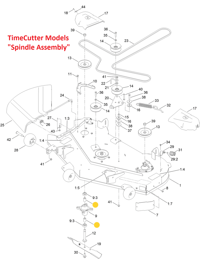Toro OEM 120-7935 Spindle Bearing Spacer Fits 34