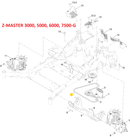 Toro OEM Hydro Belt 126-9835 Fits Early Model Titan Z - Early/Late/Current Z-MASTER 3000, 4000, 5000, 6000, 7500-G Models.