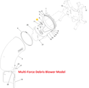 Toro OEM 130-8362 Hydraulic and Flat Idler Fits Current 52", 60", 72" Grandstand HDX Models - Early Prolines and Walk Behind Models - Late/Current Grandstand and GroundMaster Debris Blowers.