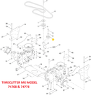 Toro OEM 131-5988 Hydraulic/Drive Flat Idler Fits Late 50" Timecutter MX Models 74768, 74778 - Snow Blower Snow Master Snow MAX & Snow Thrower Models.