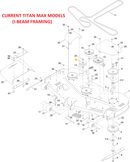 Toro OEM 132-4718 Mower Deck/Hydraulic Drive Belt Idler fits Toro Timecutter HD, Titan, Titan Max, PROLINE, Grandstand and ZMaster 2000 Models.