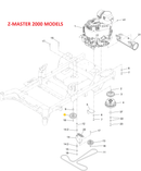 Toro OEM 132-4718 Mower Deck/Hydraulic Drive Belt Idler fits Toro Timecutter HD, Titan, Titan Max, PROLINE, Grandstand and ZMaster 2000 Models.