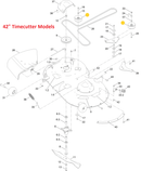 Toro OEM 132-9420 Flat Metal Idler Pulley Fits 32", 34", 38", 42", 50", 54", and 60" Timecutter Mower Decks.
