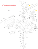 Toro OEM 132-9420 Flat Metal Idler Pulley Fits 32", 34", 38", 42", 50", 54", and 60" Timecutter Mower Decks.