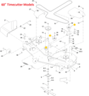 Toro OEM 132-9420 Flat Metal Idler Pulley Fits 32", 34", 38", 42", 50", 54", and 60" Timecutter Mower Decks.