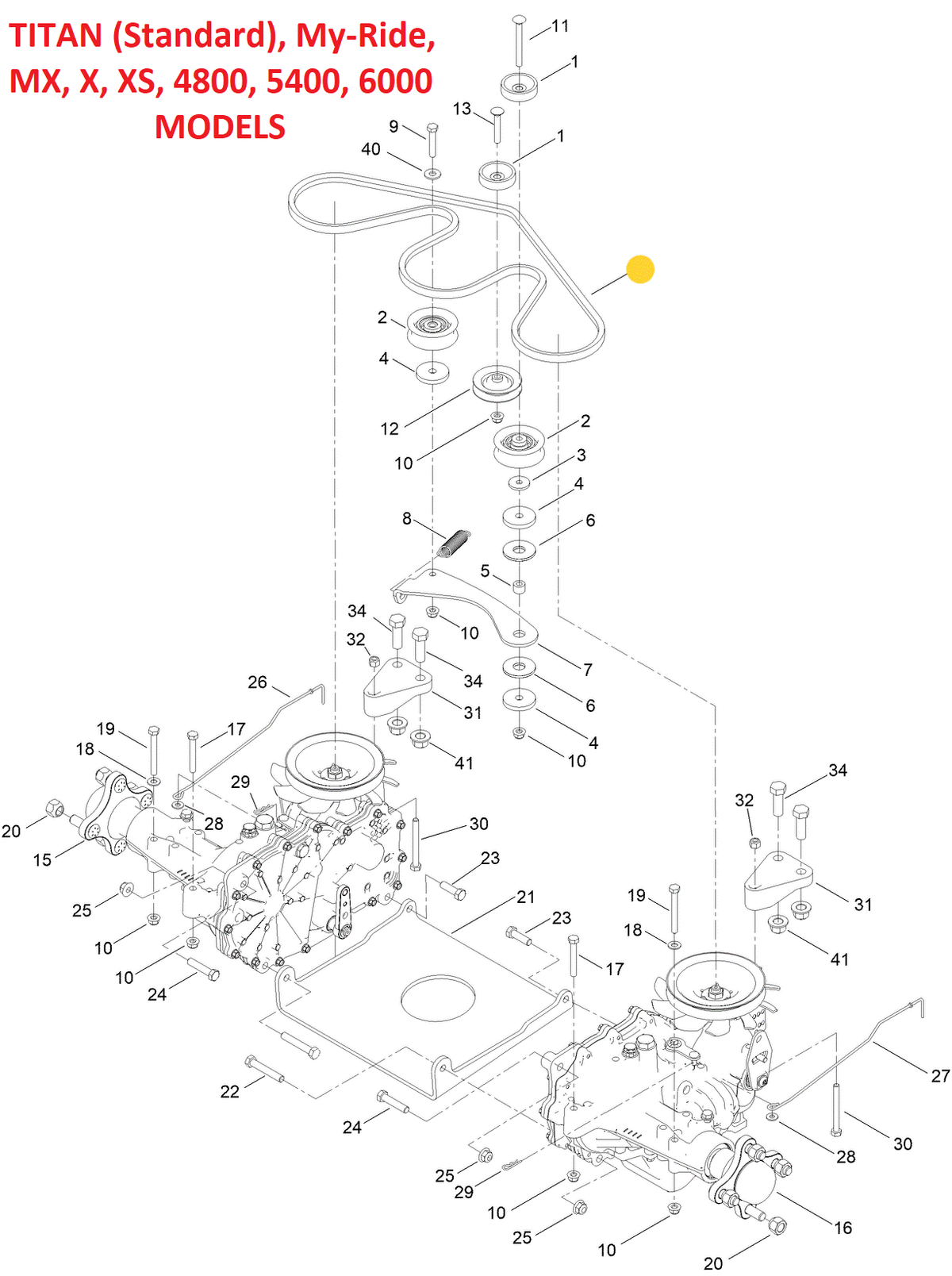 Toro OEM 133-4371 Cogged Hydo Drive Belt Fits Toro Late/Early 60 Toro OEM 133-4371 Cogged Hydo Drive Belt Fits Toro Late/Early 60