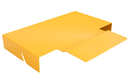Hustler OEM 123717-1 Mower Deck Pulley Cover (Left Side - Painted Yellow) Fits Hustler 2018 - Current Super Z, Super Z HD and 2018 - 2025 Diesel Z Models (72 in. Rear Discharge Models Only).