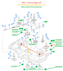 Hustler OEM 602745 Spindle Ass. Drive Pulley (7 in.) Fits Hustler 2023 - Current (72" X-ONE, 60" X-RIDE) Side Discharge; 2011 - Current (60" Super Z, Super Z HD) Side and Rear Disch.; All Models (Super SF, Super 88); 2018 - 2024 (72" Diesel Z) Rear Disch.