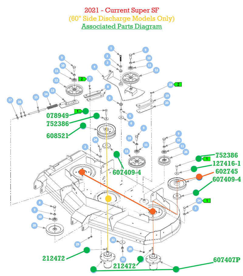 diagram、ブルゾン Hustler OEM 602745 Spindle Ass. Drive Pulley (7 in.) Fits Hustler 2023
