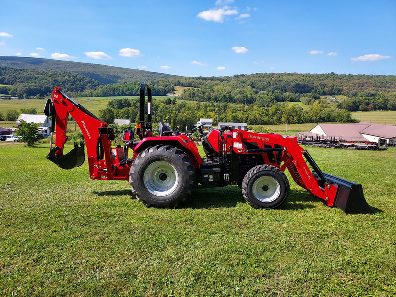 Mahindra 5145 4WD Shuttle Tractor w/Loader and Backhoe 51454FSIL65B50M