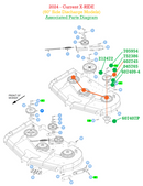 Hustler OEM 602745 Spindle Ass. Drive Pulley (7 in.) Fits Hustler 2023 - Current (72" X-ONE, 60" X-RIDE) Side Discharge; 2011 - Current (60" Super Z, Super Z HD) Side and Rear Disch.; All Models (Super SF, Super 88); 2018 - 2024 (72" Diesel Z) Rear Disch.