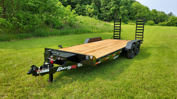 LIBERTY 83"x18'+2' DOVETAIL 14K Equipment Hauler