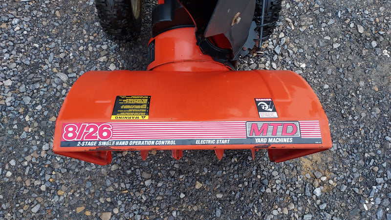 MTD 26" SNOW BLOWER 315E640F000 - Used