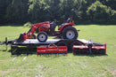 Mahindra 16264FHRIL, Liberty 83"X18' +2' 10K Trailer, 5' Mahindra Box Blade, 5' Mahindra Tiller & Mahindra PFA2000 Forks Combo - Work Ready