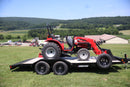 Mahindra 16264FHRIL, Liberty 83"X18' +2' 10K Trailer, 5' Mahindra Box Blade, 5' Mahindra Tiller & Mahindra PFA2000 Forks Combo - Work Ready