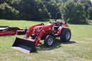 Mahindra 16264FHRIL, Liberty 83"X18' +2' 10K Trailer, 5' Mahindra Box Blade, 5' Mahindra Tiller & Mahindra PFA2000 Forks Combo - Work Ready