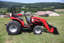 Mahindra 16264FHRIL, Liberty 83"X18' +2' 10K Trailer, 5' Mahindra Box Blade, 5' Mahindra Tiller & Mahindra PFA2000 Forks Combo - Work Ready
