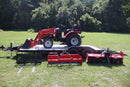 Mahindra 21264FHIL, Liberty 83"X16' +2' 7K Trailer, 5' Mahindra Box Blade, 5' Mahindra Tiller & Mahindra PFA2000 Forks Combo - Work Ready