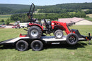 Mahindra 21264FHIL, Liberty 83"X16' +2' 7K Trailer, 5' Mahindra Box Blade, 5' Mahindra Tiller & Mahindra PFA2000 Forks Combo - Work Ready