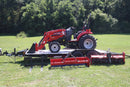 Mahindra 16404FHRFIL, Liberty 83"X18' +2' 10K Trailer, 6' Mahindra Box Blade, 6' Mahindra Tiller & Mahindra PFA2000 Forks Combo - Work Ready