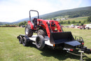 Mahindra 16404FHRFIL, Liberty 83"X18' +2' 10K Trailer, 6' Mahindra Box Blade, 6' Mahindra Tiller & Mahindra PFA2000 Forks Combo - Work Ready