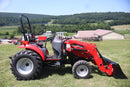 Mahindra 16404FHRFIL, Liberty 83"X18' +2' 10K Trailer, 6' Mahindra Box Blade, 6' Mahindra Tiller & Mahindra PFA2000 Forks Combo - Work Ready