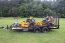 Hustler Super SF 943506, Hustler Super Z HD 943977, Toro Super Recycler 21565 & Liberty 83"x16' 7K Trailer Combo - Landscape Ready