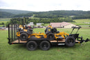 Hustler Super SF 943506, Hustler Super Z HD 943977, Toro Super Recycler 21565 & Liberty 83"x16' 7K Trailer Combo - Landscape Ready