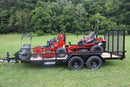 Toro Grandstand 72520, Toro Z Master 2000 77294, Toro Super Recycler 21565 & Liberty 83"x16' 7K Trailer Combo - Landscape Ready