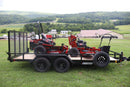 Toro Grandstand 72520, Toro Z Master 2000 77294, Toro Super Recycler 21565 & Liberty 83"x16' 7K Trailer Combo - Landscape Ready