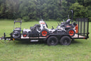 Bobcat ZS4000, Bobcat ZT6100, Toro Super Recycler 21565 & Liberty 83"x16' 7K Trailer Combo - Landscape Ready