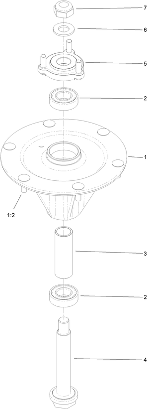 Toro OEM Spindle Assembly 127-0560 fits most Z Master and Grandstand Series.