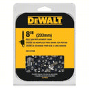 Dewalt DWO1DT608, 8" Replacement Chain for DCCS623 Chainsaw and DCPS620 Polesaw