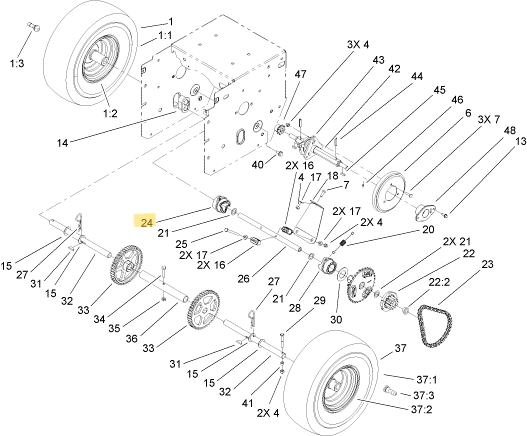 Toro OEM 107-8888 Snowblower Right Hand Shift Collar