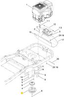 Toro OEM 117-1252 PTO Clutch Fits Late 48", 54", 60" TITAN ZX Models.