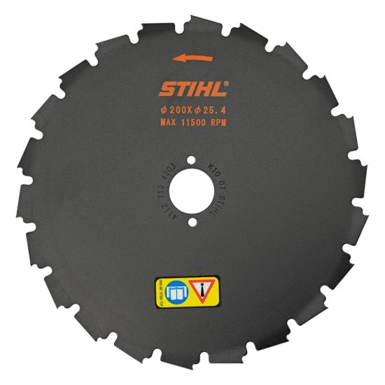 Stihl Chisel Tooth Circular Blade 200mm x25.4mm 4112 713 4203