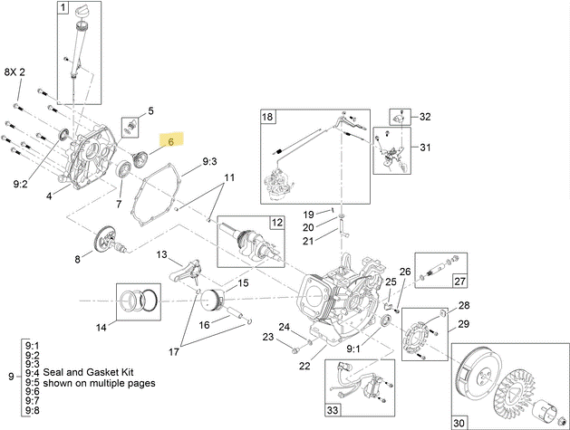 Toro OEM 121-0352 Snowblower Engine Complete Governor Kit