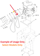 Toro OEM 94-8812 Snowblower Traction Drive Belt Fits Select Standard Power Max and Early Model Power Throw/Snowthrower Snowblower Models - Select Power Broom Models. TORO DEALER