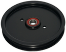 Hustler OEM 603783 Hydraulic Drive Flat Idler Pulley (6.00") Fits Super Z (2013 - Current Models) - Super Z HD, Super SF, Super 104, Super 88 (All Models).