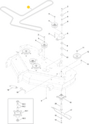 Toro OEM 119-8820 Mower Deck Belt Fits Older Toro 50" Timecutter Models.