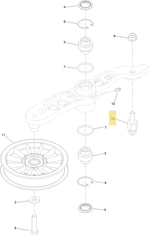 Toro OEM Spring Pin Anchor 132-4724 fits Spraymaster Series, Grandstand Series, and Z Master 3000, 5000, 6000, 7500 series