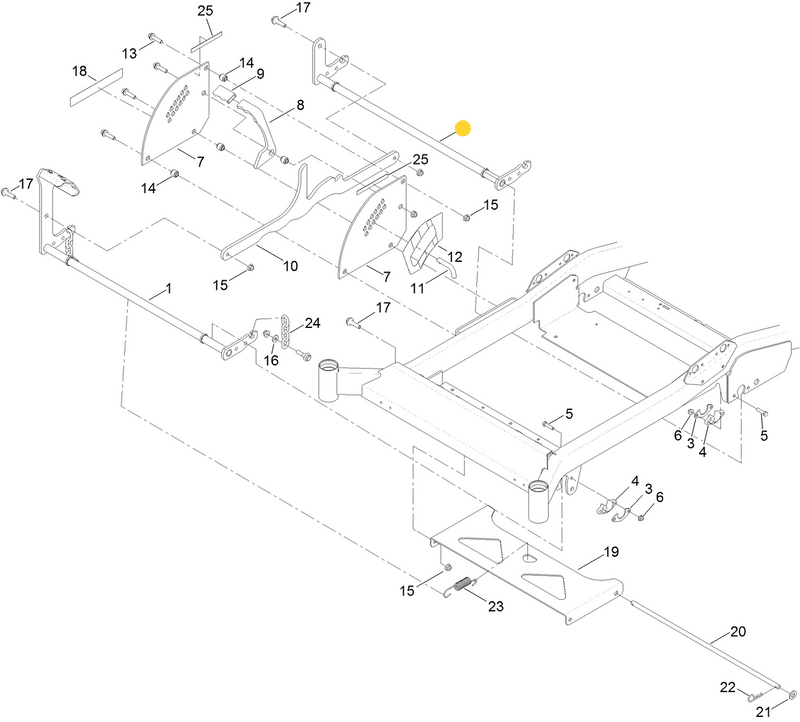 カレンダー Toro OEM 131-4059-03 Mower Deck Rear Pivot Lift Arm/Foot Lift Assist P